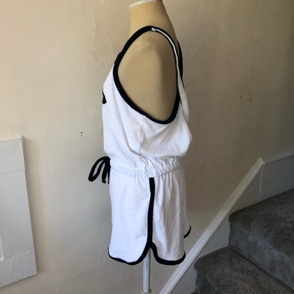 SOLDFila Spellout Terry Cloth Criss Cross Back Rom - Picture 2 of 8